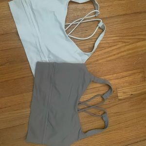 Pair of Lululemon Free To Be Bras